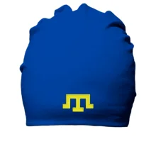 Хлопковая шапка с крымскотатарской тамгой (Вышивка)