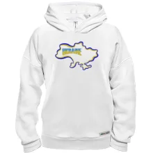 Худи BASE Ukraine с картой (Вышивка)