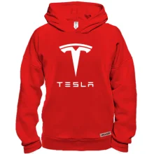 Худи BASE с лого Tesla