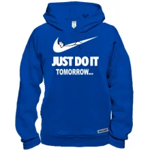 Худі BASE з написом Just do it Tomorrow