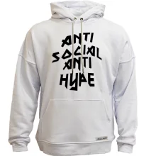 Худи без начеса Anti Social Anti Hype