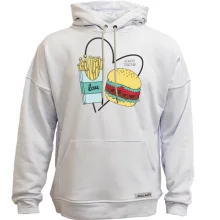 Худи без начеса Love fast food