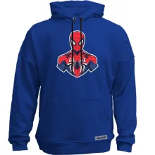Худи без начеса Spider-Man с белой эмблемой