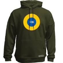 Худи без начеса "Ukrainian air force F-16"