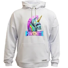 Худи без начеса с единорогом "fortnite"