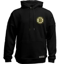 Худи без начеса с лого Boston Bruins (Вышивка)