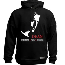 Худі без начосу з принтом Dean Winchester