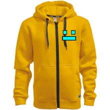 Худи на молнии «Geometry Dash Smile»