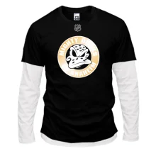 Комбинированный лонгслив Anaheim Ducks (маска)
