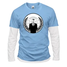 Комбинированный лонгслив Anonymous World