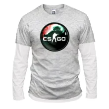 Лонгслів Комбі з круглою емблемою CS GO
