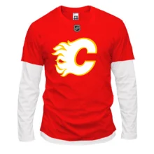 Комбинированный лонгслив Calgary Flames