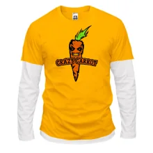 Чоловічий лонгслів Комбі Crazy Carrot