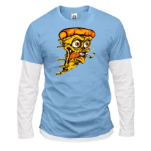 Чоловічий лонгслів Комбі Crazy Pizza
