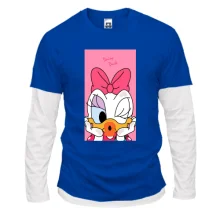 Комбинированный лонгслив Daisy Duck baby.