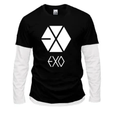Комбинированный лонгслив EXO