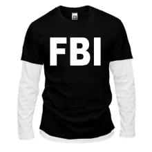 Комбинированный лонгслив FBI (ФБР)
