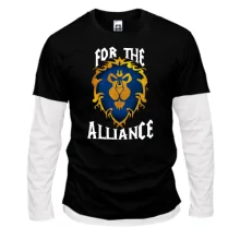 Комбинированный лонгслив For the alliance