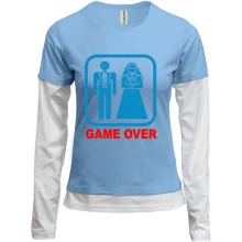 Жіночий лонгслів Комбі Game over