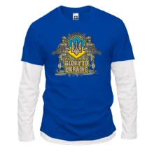 Комбинированный лонгслив Glory to Ukraine (солдаты)