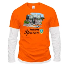 Чоловічий лонгслів Комбі Місто-Герой Ірпінь