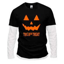 Комбинированный лонгслив Halloween Джек-Фонарь