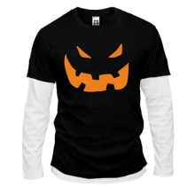 Комбинированный лонгслив Halloween smile
