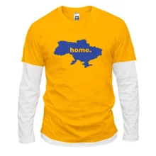 Комбинированный лонгслив Home
