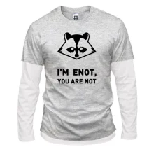 Комбинированный лонгслив I'm Enot