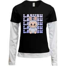 Комбинированный лонгслив Labubu (2)