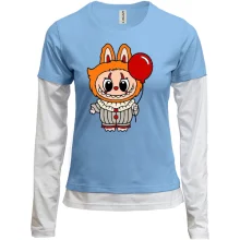 Комбинированный лонгслив Labubu Pennywise