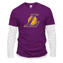 Комбинированный лонгслив Los Angeles Lakers (2)
