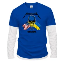 Комбинированный лонгслив Metallica Ukraine