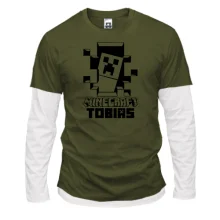 Мужской лонгслив Комби Minecraft Tobias