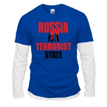 Чоловічий лонгслів Комбі Russia is a Terrorist State