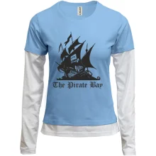 Комбинированный лонгслив The Pirate Bay