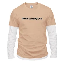Комбинированный лонгслив Three Days Grace