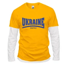 Комбинированный лонгслив Ukraine - Dnipro