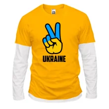 Чоловічий лонгслів Комбі Ukraine peace