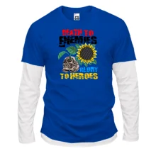 Лонгслів Комбі "Death to enemies. glory to heroes"