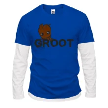 Комбинированный лонгслив "Groot" (Вартові Галактики)