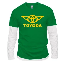 Комбинированный лонгслив "TOYODA"