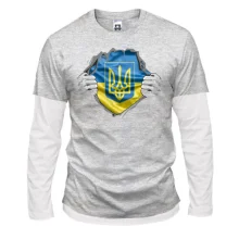 Чоловічий лонгслів Комбі "Ukraine Nation"