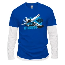 Комбинированный лонгслив World of Warplanes — Get Airborne