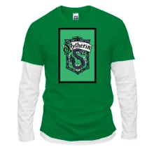 Лонгслів Комбі з гербом Slytherin (Harry Potter)
