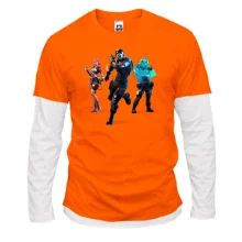 Комбинированный лонгслив с героями игры Fortnite