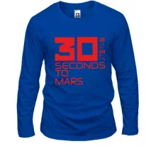 Лонгслив с цифрой 30 и глифами 30 Seconds to Mars