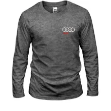 Чоловічий лонгслів з вишитим логотипом Audi