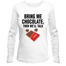 Лонгслив Bring me chocolate