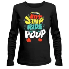 Лонгслив Eat Sleep Ride